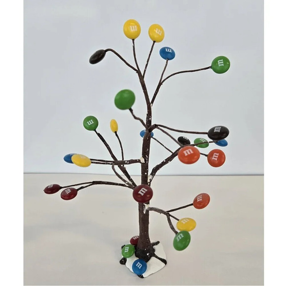 Department 56 - Village Accessories - M&M's Tree -  Adjustable - Picture 1 of 3